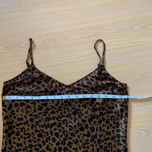 Slip Dress Leopard Print Summer Dress Size Small - Picture 10 of 10